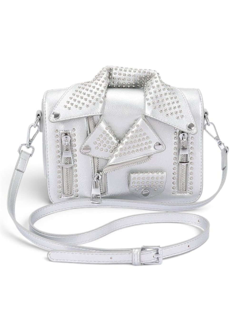 Brand New - Studded Leather Jacket Iconic Crossbody Bag
